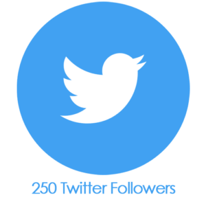 Buy 250 Twitter Followers PayPal