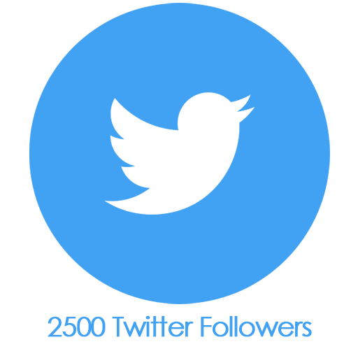 Buy 2,500 Twitter Followers PayPal
