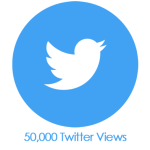 Buy 50,000 Twitter Views PayPal